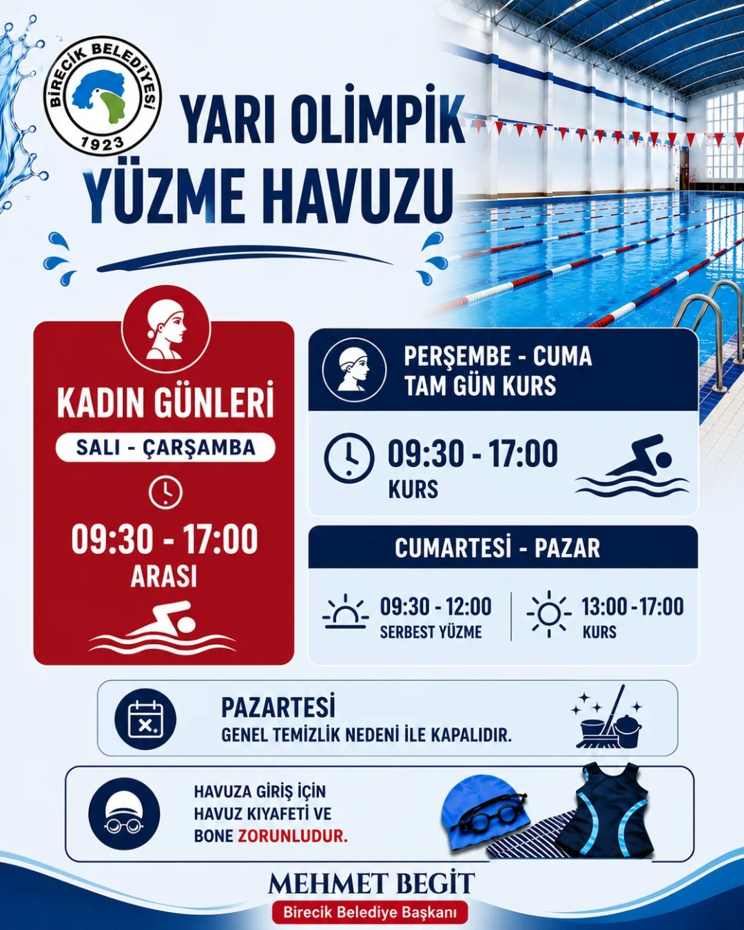 Yarı Olimpik Yüzme Havuzu